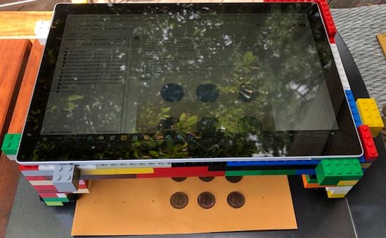 Microsoft Surface Pro camera taking pictures using a Python program in Google Colab